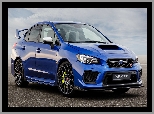 Przód, Niebieskie, Subaru Impreza WRX STI